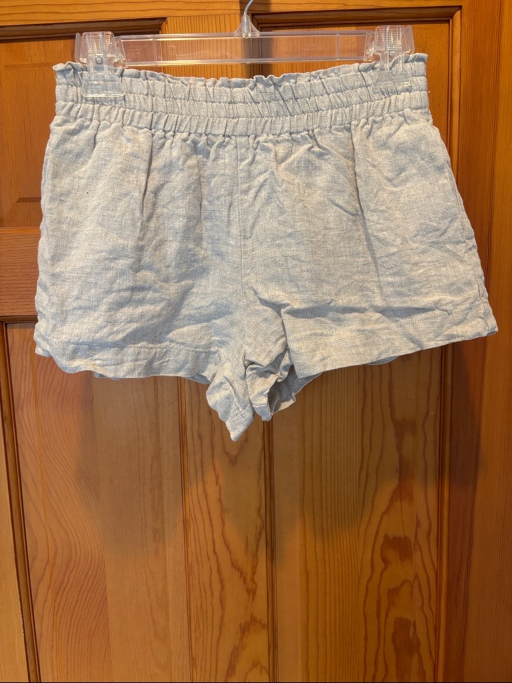 Reformation Mila 100% Linen 3" Shorts in Oatmeal Size XS - Picture 4 of 8